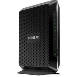 NETGEAR Black Modem-Router Combo with Sleek Design